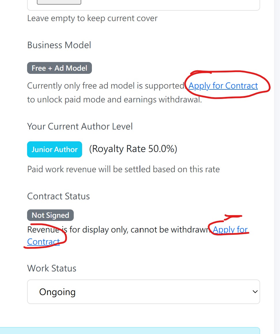 Apply for Contract